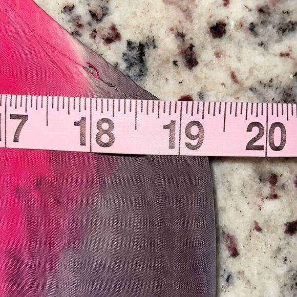 C&C California Tank Maxi Dress Size M Medium Sleeveless Shift Tie Dye In Ruby - Picture 9 of 10